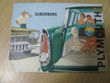 1957 Plymouth Suburban Station Wagon Oem Sales Brochure Lowest Price On Ebay