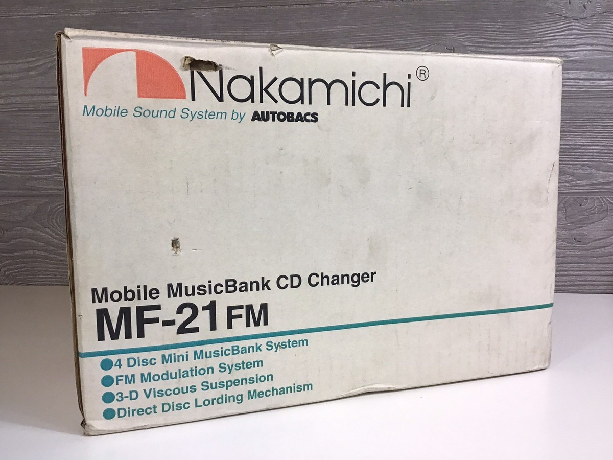 Vintage Nakamichi MF-21FM Mobile MusicBank Car CD Changer - Open