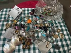 Mixed Lot Of Estate Sterling, &Costume Jewelry Tangled CRAFT??