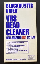 Blockbuster Video VHS VCR Head Cleaner Dry Non-Abrasive Vintage Collectible 