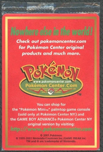 2001 Pokemon Center N.Y Black Star Promo #40 PSA 9