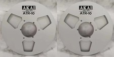 One Pair 10.5'' Silver Akai ART-10 Tape Reel High Quality Aluminum Take Up Reel