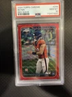 2024 Topps Chrome #206 Bo Nix RC Rookie Red Wave Refractor /5 PSA 10 POP 1