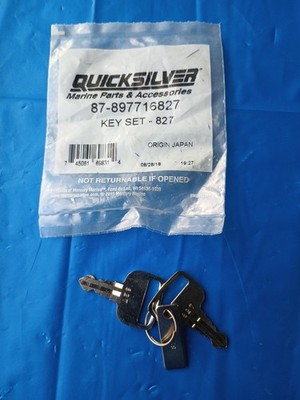 Quicksilver 87-897716827 Key Set 827 | eBay