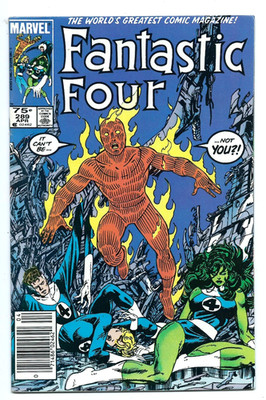 FANTASTIC FOUR #289 -- REED CAPTIVE IN THE NEGATIVE ZONE!!! -- APRIL 1986