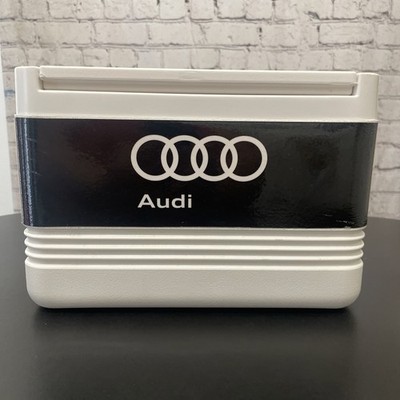 Rare Audi Igloo Cooler Legend 6 Six Pack  Lunchbox Cooler White - Made in USA
