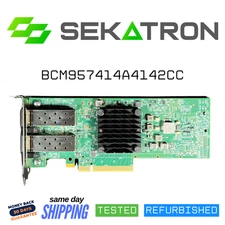 ♻️ Broadcom BCM957414A4142CC Dual-Port 25GbE SFP28 PCIe Network Adapter ⚡FstShip