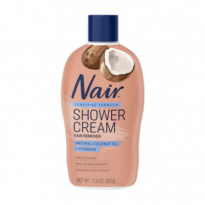 Nair Shower Cream Coconut Oil 12.6 oz 1 Pack New