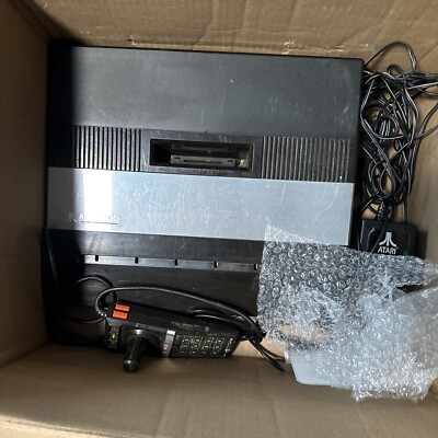Atari 5200 Console With Controller, Wires, Power Supply. AS IS