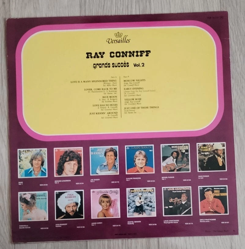 RAY CONNIFF GRANDS SUCCES VOL 2 SEXY COVER FRENCH LP VERSAILLES - Photo 2/3