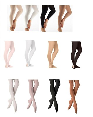 Kinder Mädchen Ballett & moderne Tanzstrumpfhose ultraweich 60den UK VERKÄUFER