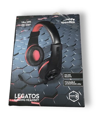Gaming Headphones Speedlink Legatos Stereo Headset Microphone