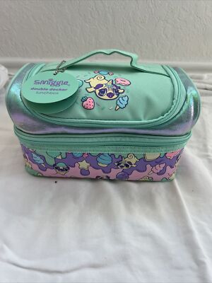 Girls SMIGGLE Better Together Mint Dog School Lunch Box Bag