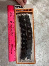 Vintage Tyco Tru-Steel HO Track 18" Radius 4 Pack 418 W Package