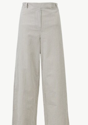 M\u0026S Cropped Wide Cotton Trousers BNWT 