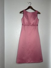 Alfred Sung PINK midi length formal dress size S/M