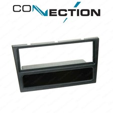 Mascherina adattatore autoradio nera Opel Agila Corsa Combo Vivaro con tasca