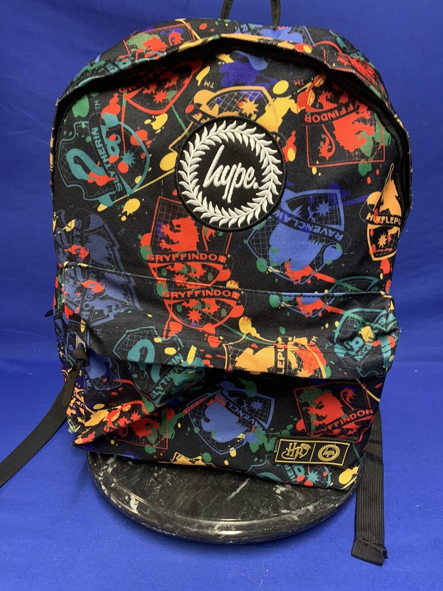 hype splat mini backpack Unisex Black Star Glow Hype Rainbow Paint Splat Blue