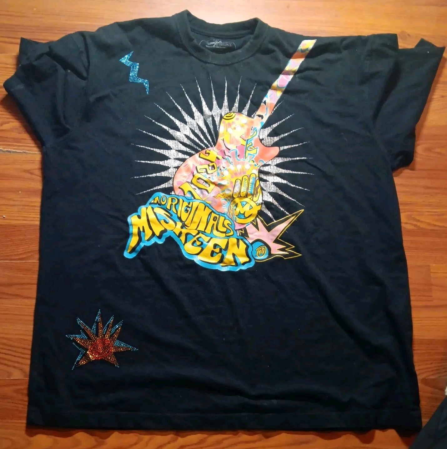 Miskeen Originals Tshirt Graphic Bling Y2K Black Size 2XL *Rare