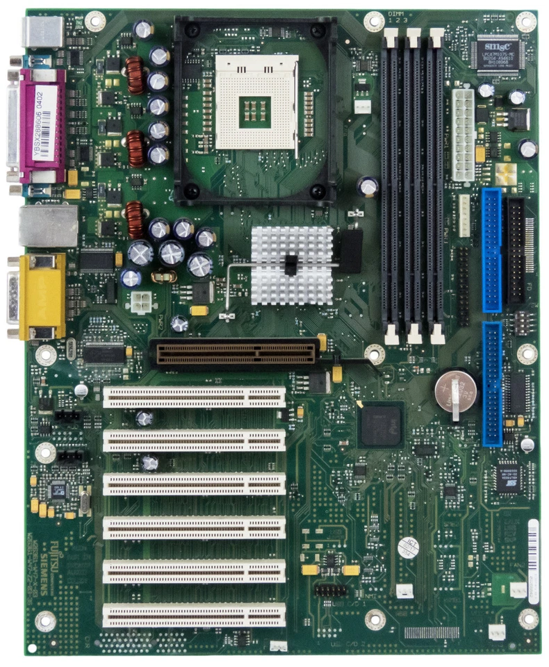 Fujitsu D1327-A12 GS1 Socket 478 3x Sdram AGP PCI ATX - Image 2 of 3