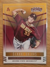 2015 CONTENDERS DRAFT PICKS SCHOOL COLORS RYAN BURR #18 ARIZONA DIAMONDBACKS