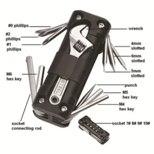 Multifunction Motorcycle Tool Kit Tire Chain Repair Wrench Screwdriver Set