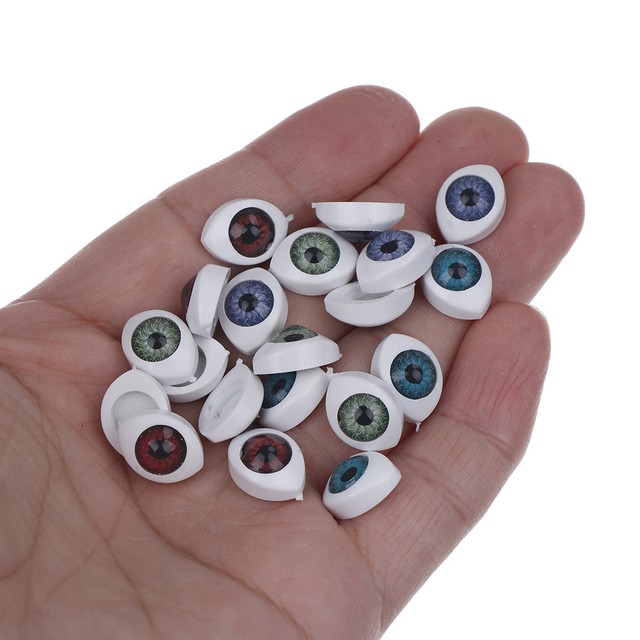 20Pc Plastic Fake Eyes Oval Eyeballs for Mask Dolls Bear Baby Toy eye _f1 eBay