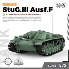 MRY-SFW SS72719 1/72 25mm Military Model Kit German StuG.III Ausf.F