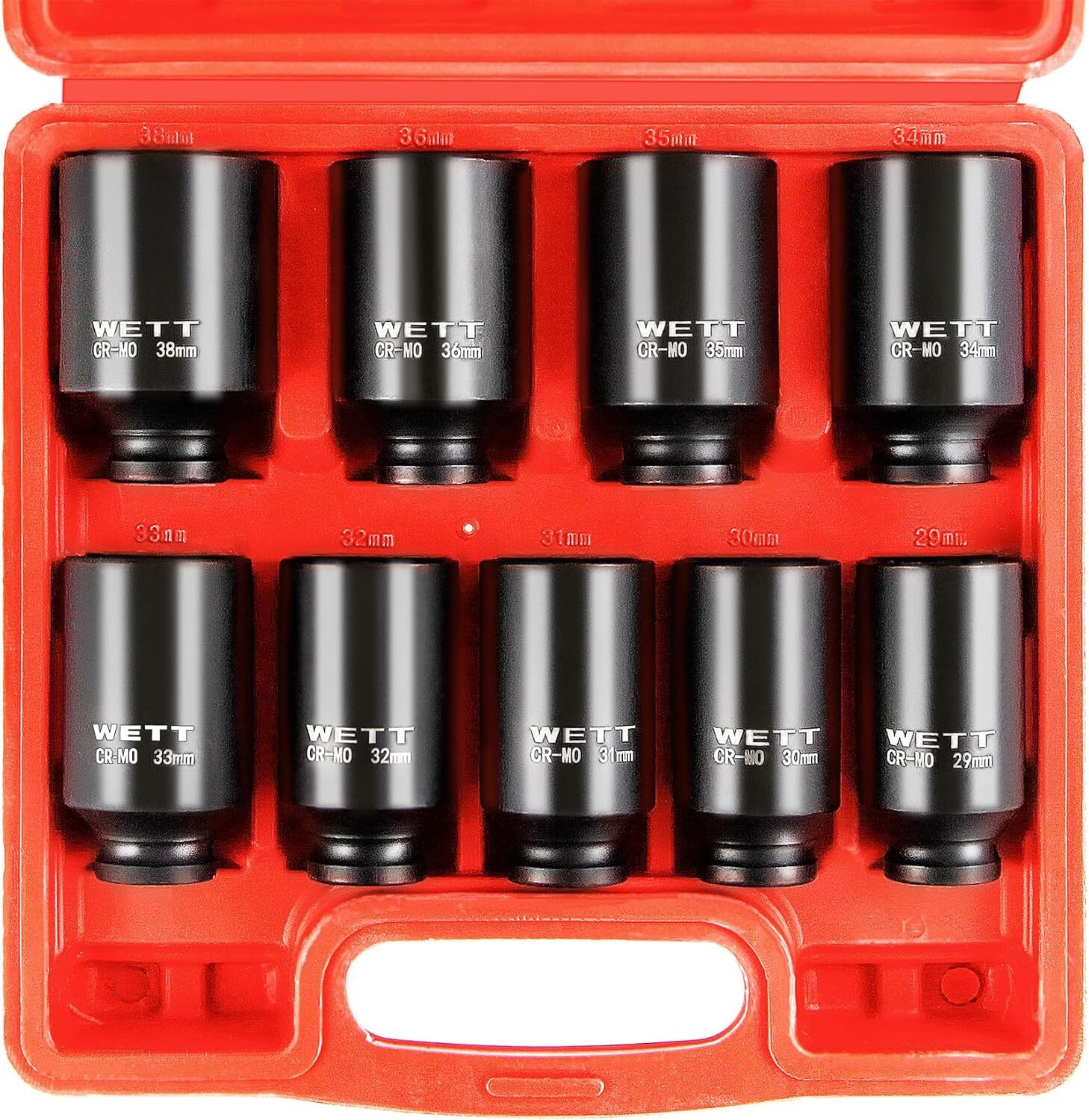 MIXPOWER Steckschlüssel-Set 48-teilig – 3/8 Zoll Antrieb, SAE & Metrisch, Chrom-Vanadium