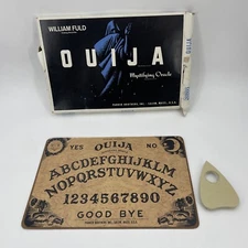 Ouija The Mystifying Oracle Talking Board Game Set #600 William Fuld Vintage