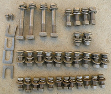 Ford Thunderbird Rear Bumper Bracket Nuts Bolts Lock Washers 1958-1960 58-60 Oem Ford Thunderbird Rear Bumper Bracket Nuts Bolts Lock Washers 1958-1960 58-60 Oem