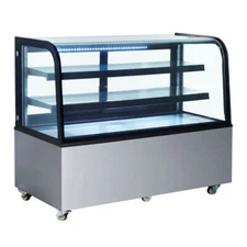 Omcan USA 47104 59" (Ds-Cn-0470) Non-Refrigerated (Dry) Bakery Display Case