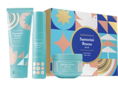 Nutrimetics Bath and Body Set santorini bliss gift box for women gift set