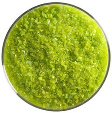 0126 Spring Opal 90 COE MEDIUM Full Jar One Pound Bullseye Frit Glass