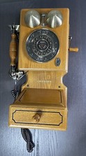 Retro Country Kitchen Wooden Wall Phone Crosley Replica Limited Edition CR92