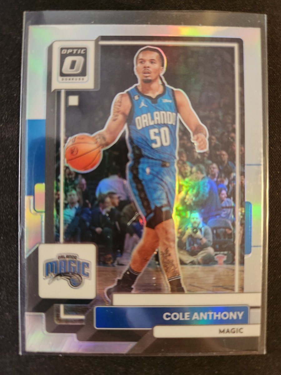2022-23 Panini Donruss Optic Cole Anthony Basketball Silver Holo 
