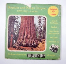 View-Master Sequoia  kings Canyon National Parks - 3 reels 115, 116, 118