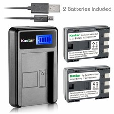 NB-2L Battery LCD Slim Charger for Canon ZR700 ZR800 ZR830 ZR850 ZR900 ZR930
