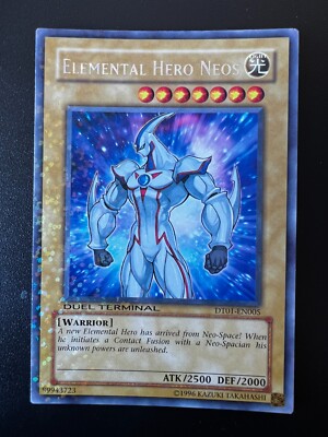 Elementarheld Neos DT01-DE005 Rare Duel Terminal 1 Light Play+ Yugioh