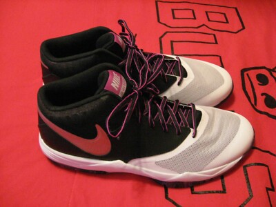 New Nike Air Emergent Black, White And Purple Size 13 Shoes #2533