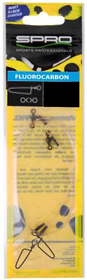 Spro Matt Black LEADER Fluoro 66LB 50cm 2 Stück 0,75mm 30kg Fluorocarbon Vorfach