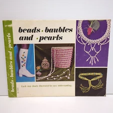 Beads Baubles and Pearls by James E. Gick 1971 Vintage Beading Guide 1970s