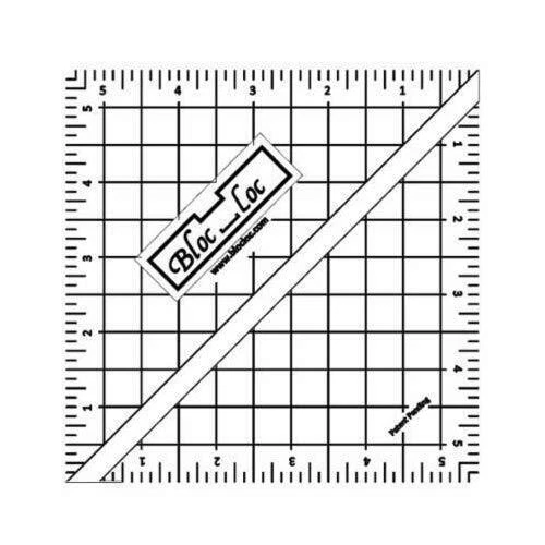 Bloc Loc Half Square Acrylic Triangle Ruler 5.5 Inches eBay