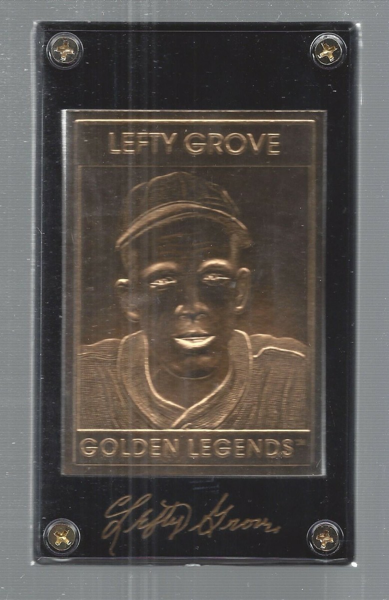 Lefty Grove Golden Legends 22 kt Gold Card Slabbed | eBay