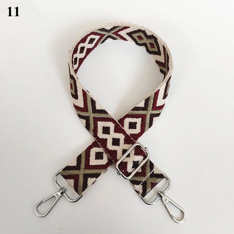 Colorful Wide Ethnic Style Bag Belt Casual Accessory  