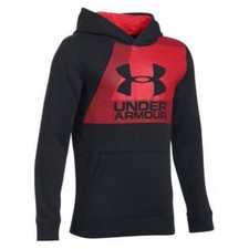 Under Armour Boy  s Black UA Rival Fleece Hoodie  Our Price: 26.95