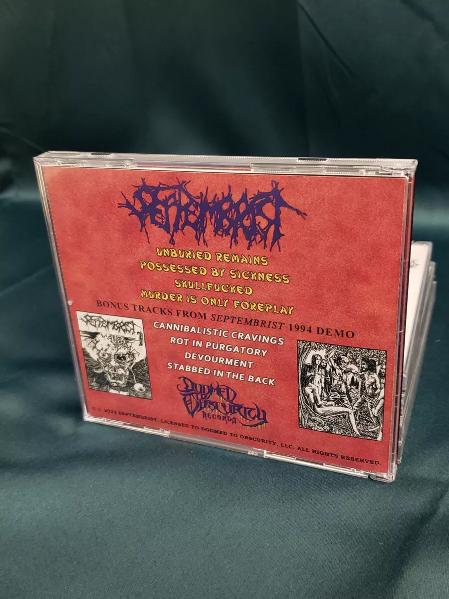 Septembrist - Diabolic Delusions 1995 [CD] (2022 issue) 1 copy