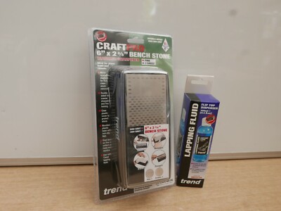 TREND CR/DWS/B6/FC 6'' DIAMANT SCHLEIFBANKSTEIN + 100ML LÄPPFLÜSSIGKEIT