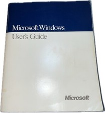 Vintage Microsoft Windows Graphical Environment 3.0 User's Guide 1990