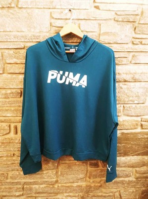 NWT Women's 3X Puma Modern Sports Hoodie Digi Blue
